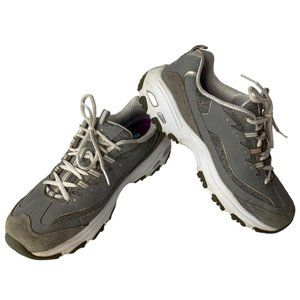 SKECHERS D'Lites Women's Grey Sneakers Size 11